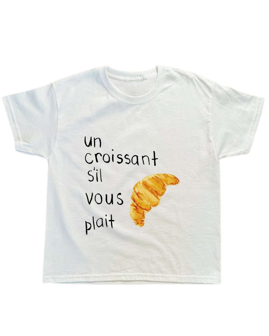 Croissant Crop T-Shirt