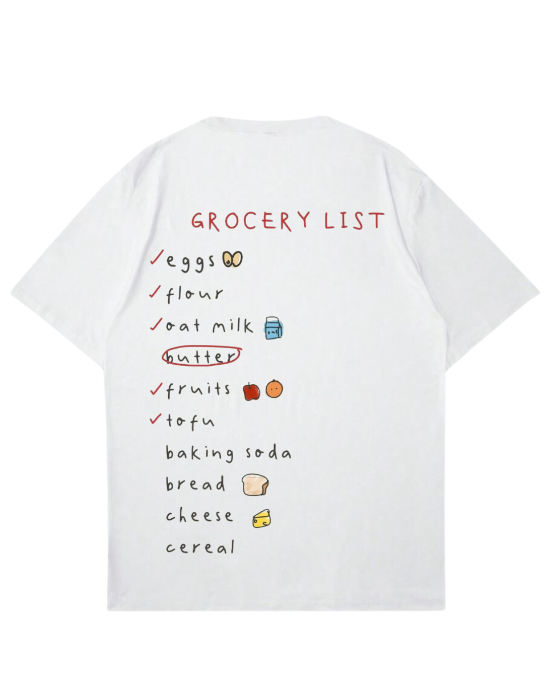 Grocery List T-Shirt