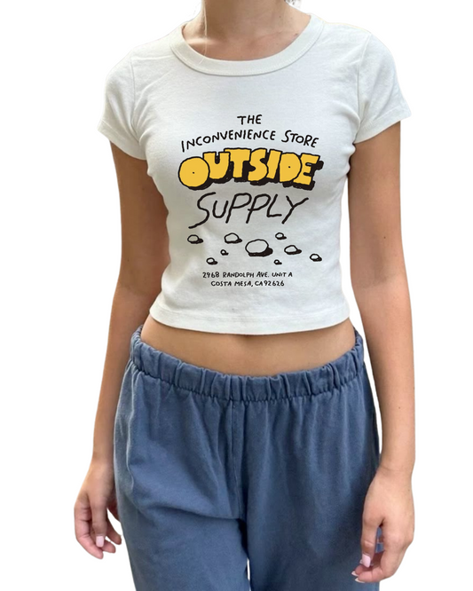 Inconvenience store crop T-Shirt